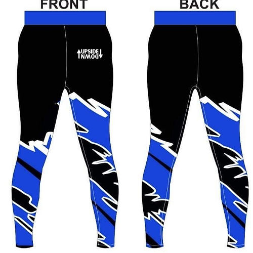 Blue Ranked Lightning Spats