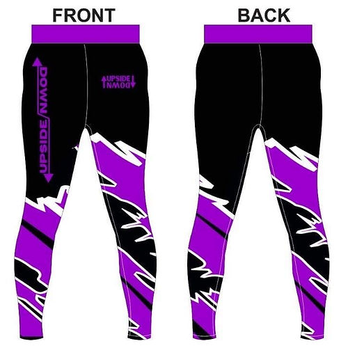 Purple Ranked Lightning Spats/Compression Leggings