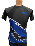 Blue Ranked Lightning Rash Guard