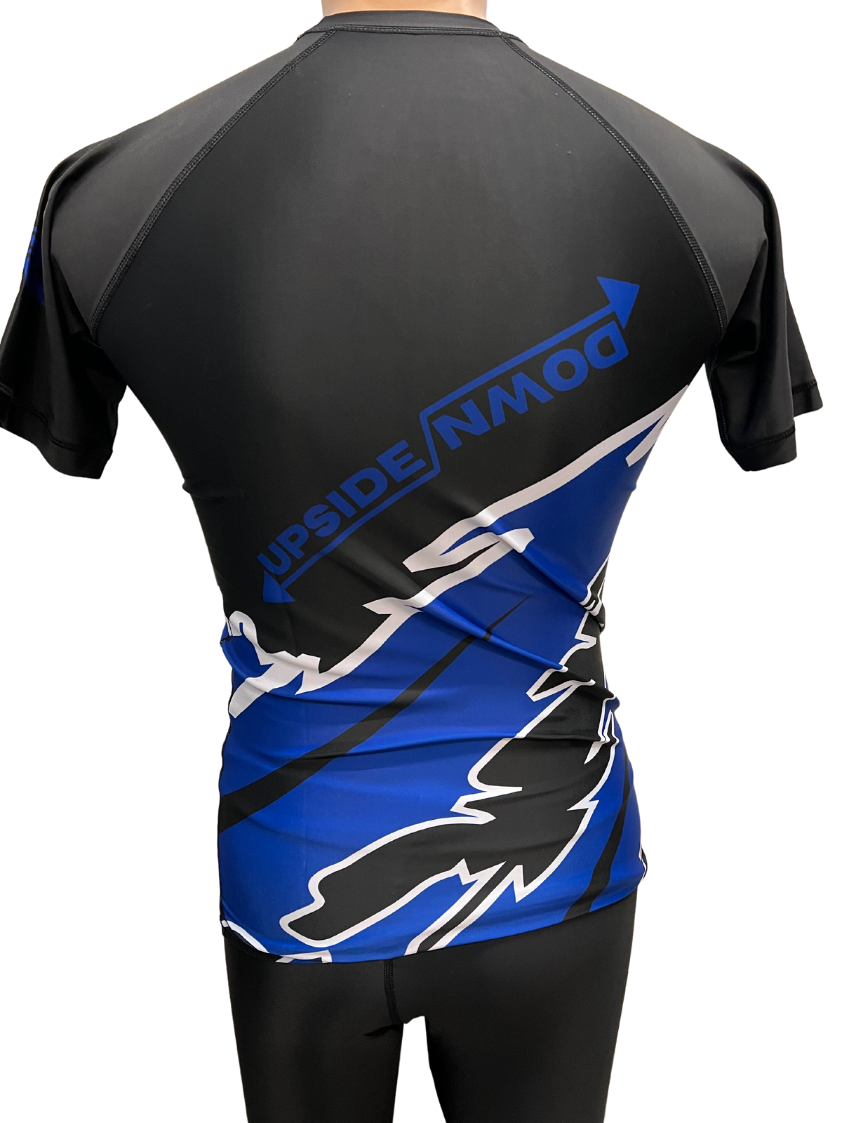 Blue Ranked Lightning Rash Guard
