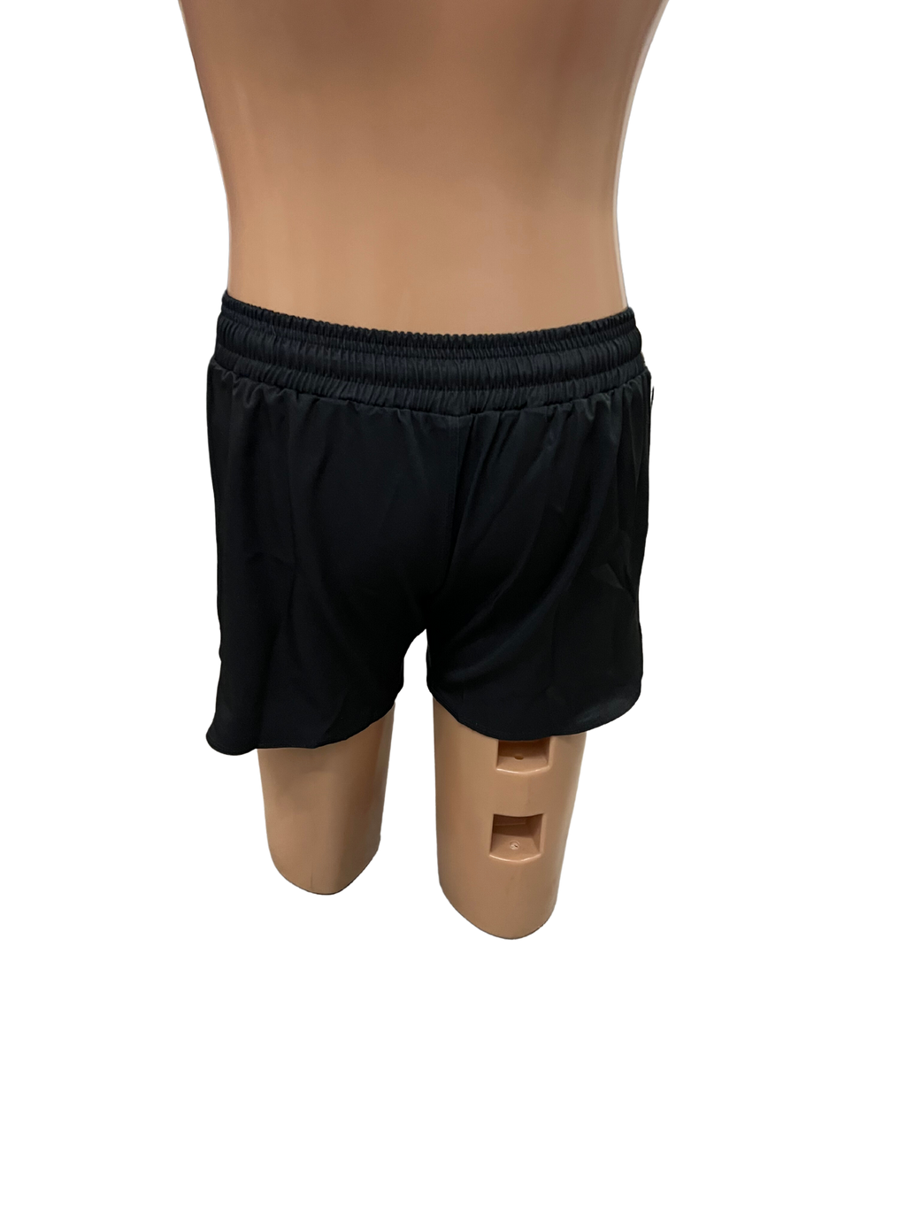 Black Elastic Waist Grappling Shorts