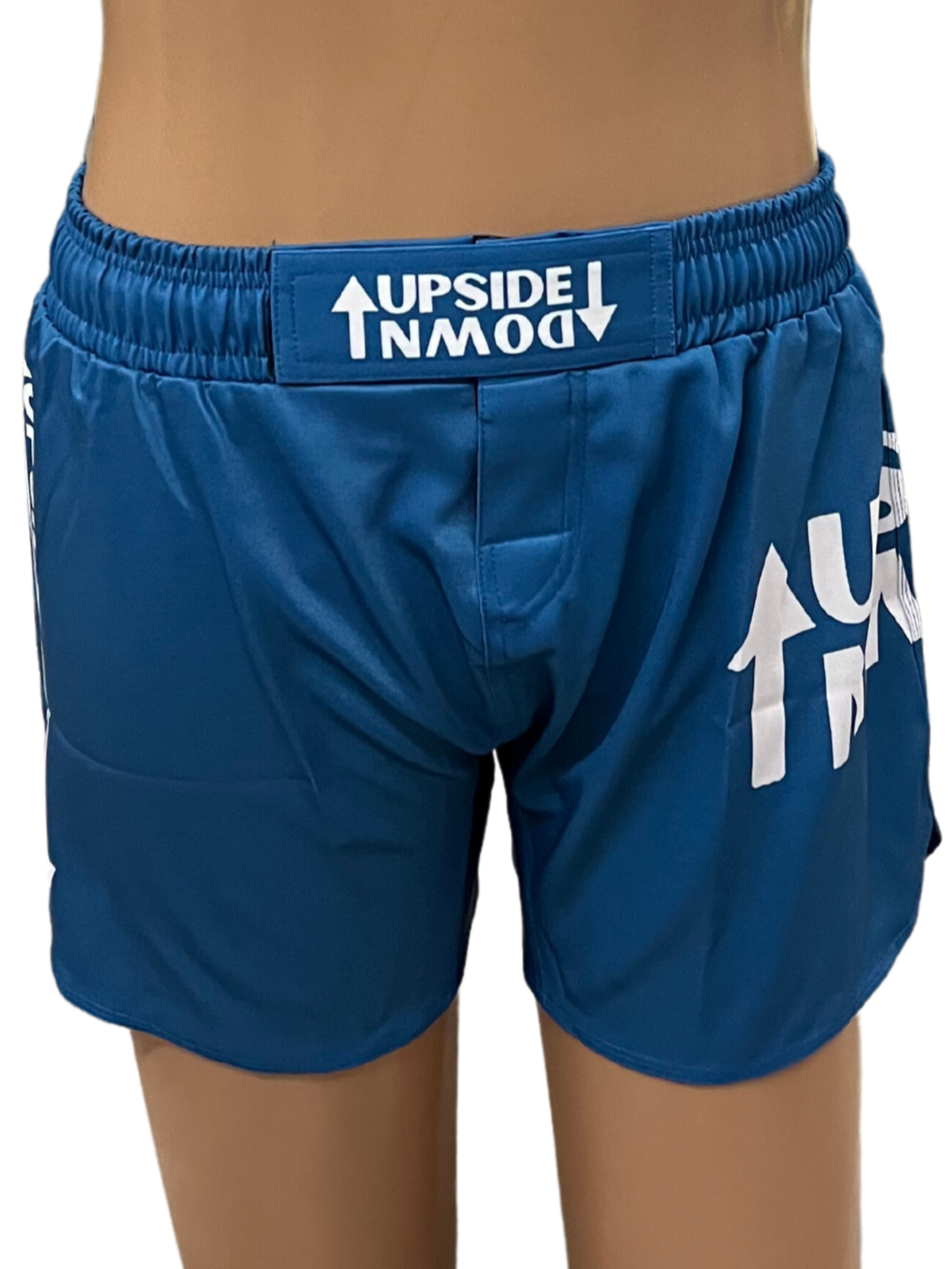 Blue Elastic Waist Shorts Youth