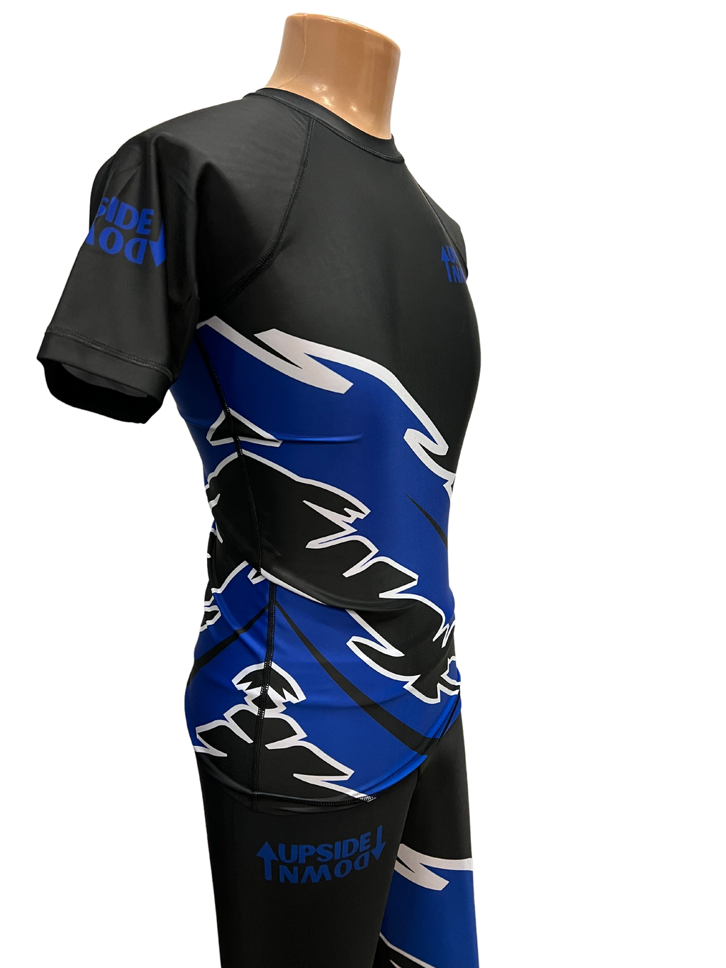 Blue Ranked Lightning Rash Guard