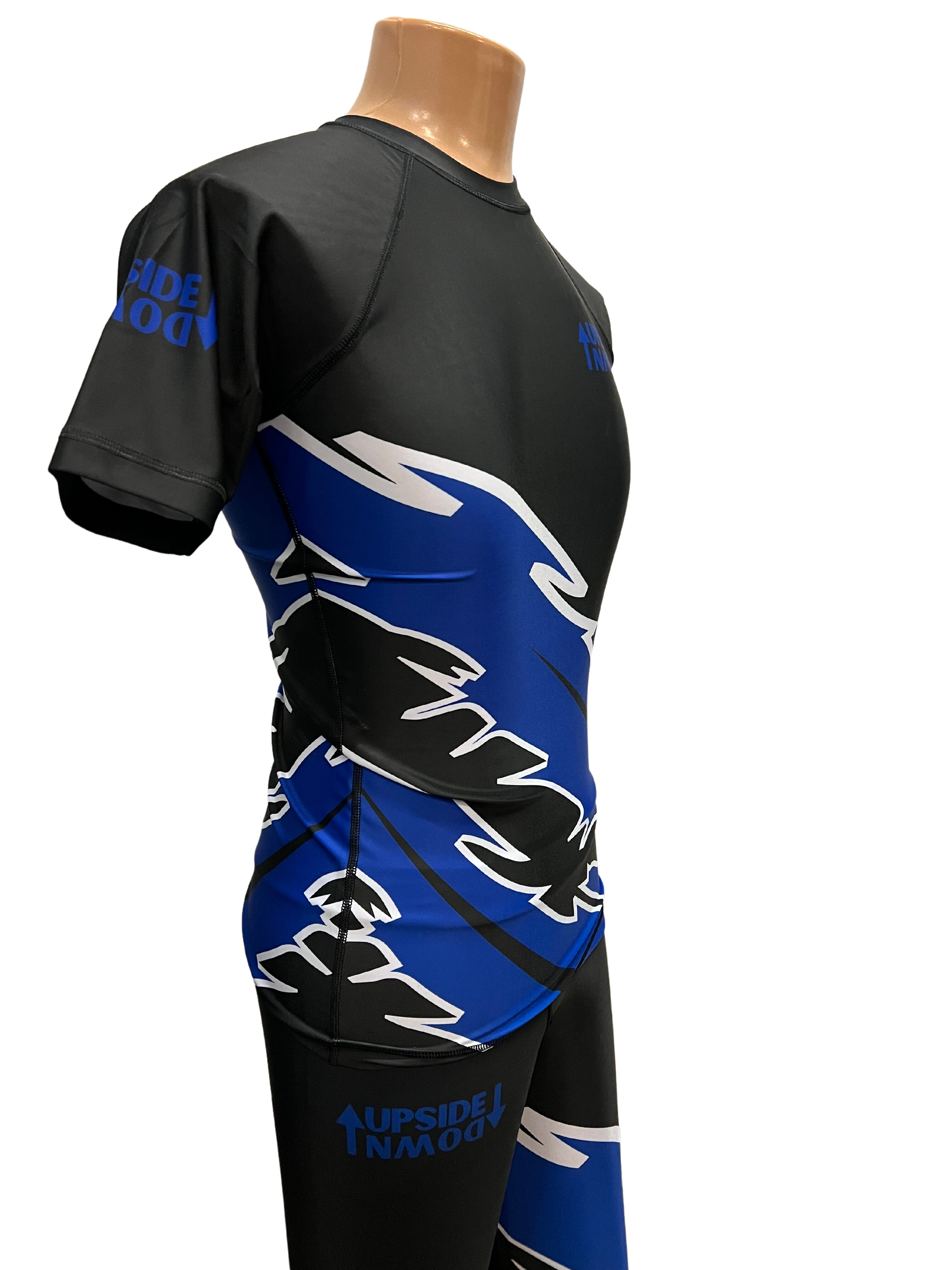 Blue Ranked Lightning Rash Guard