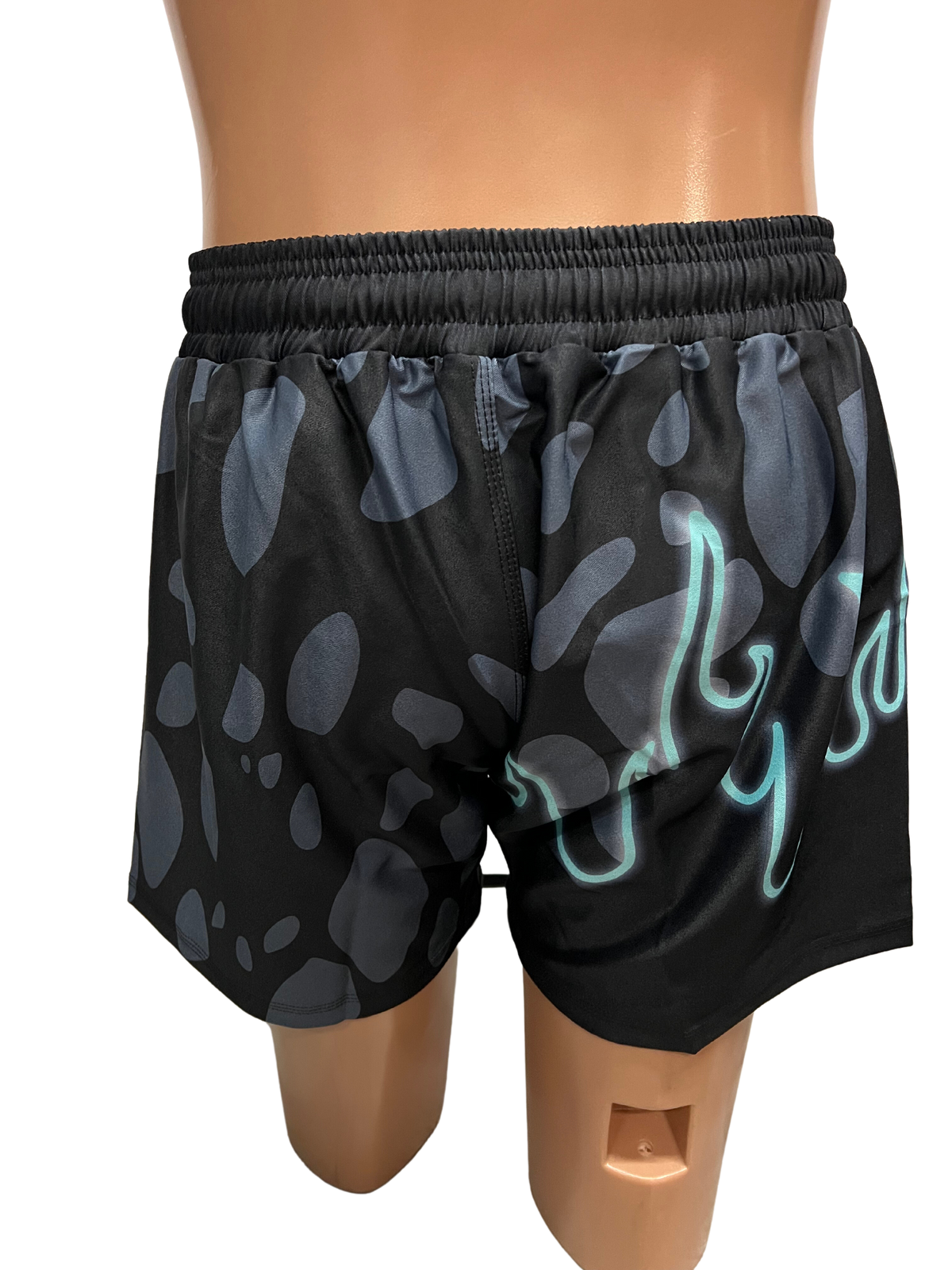 Flame Shorts Elastic Waist