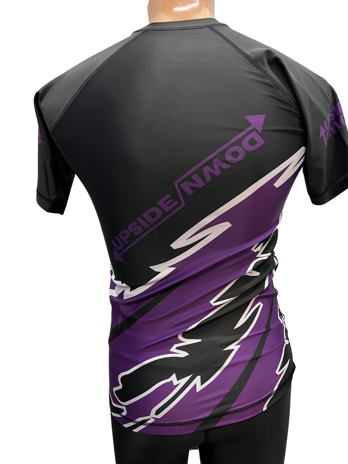 Purple Ranked Lightning Rash Guard