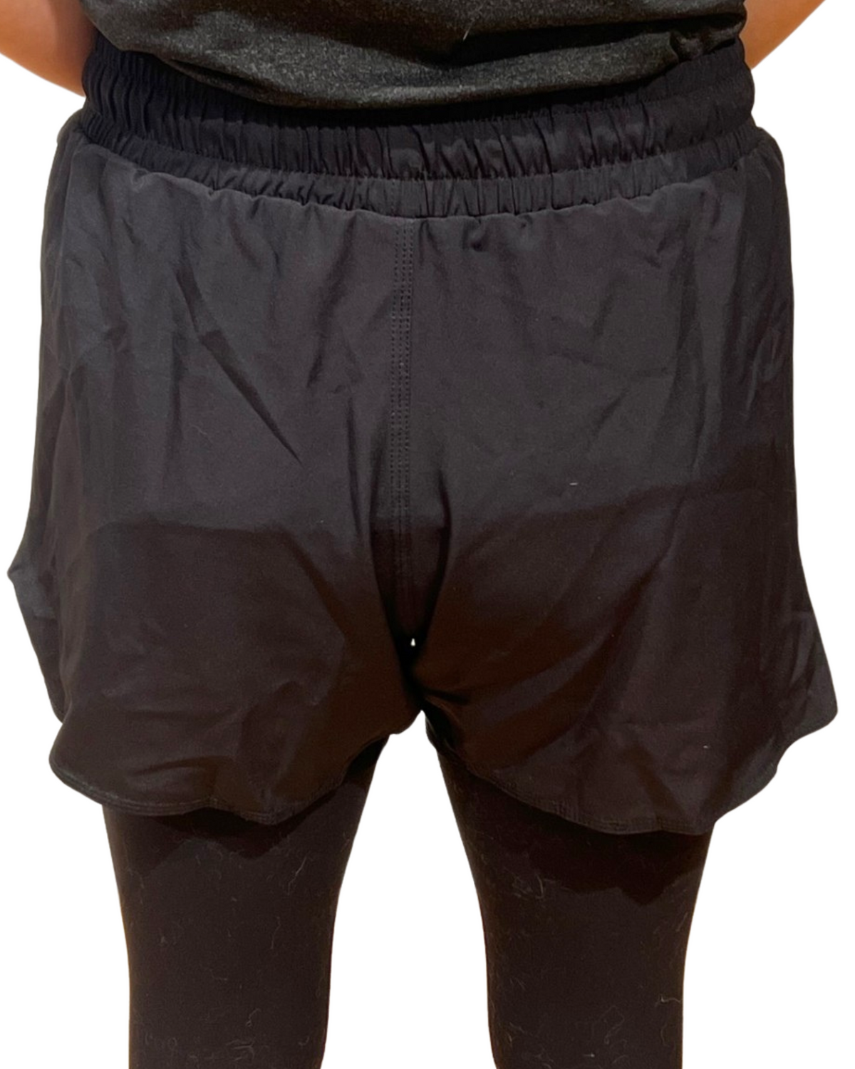Black Elastic Shorts 2.0