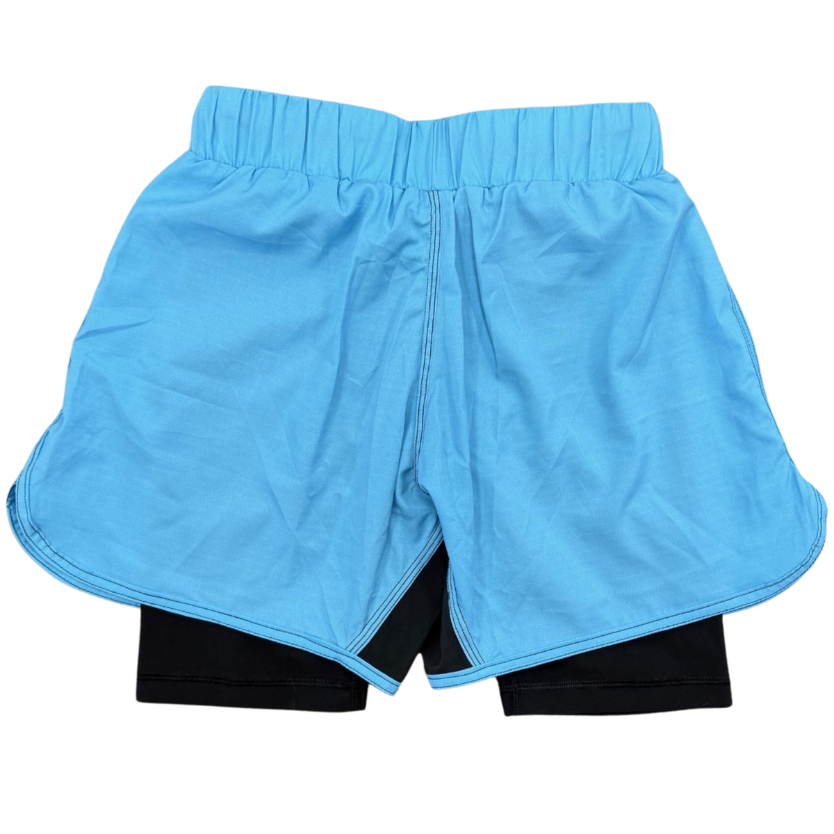 Double Layer Shorts Blue/Black