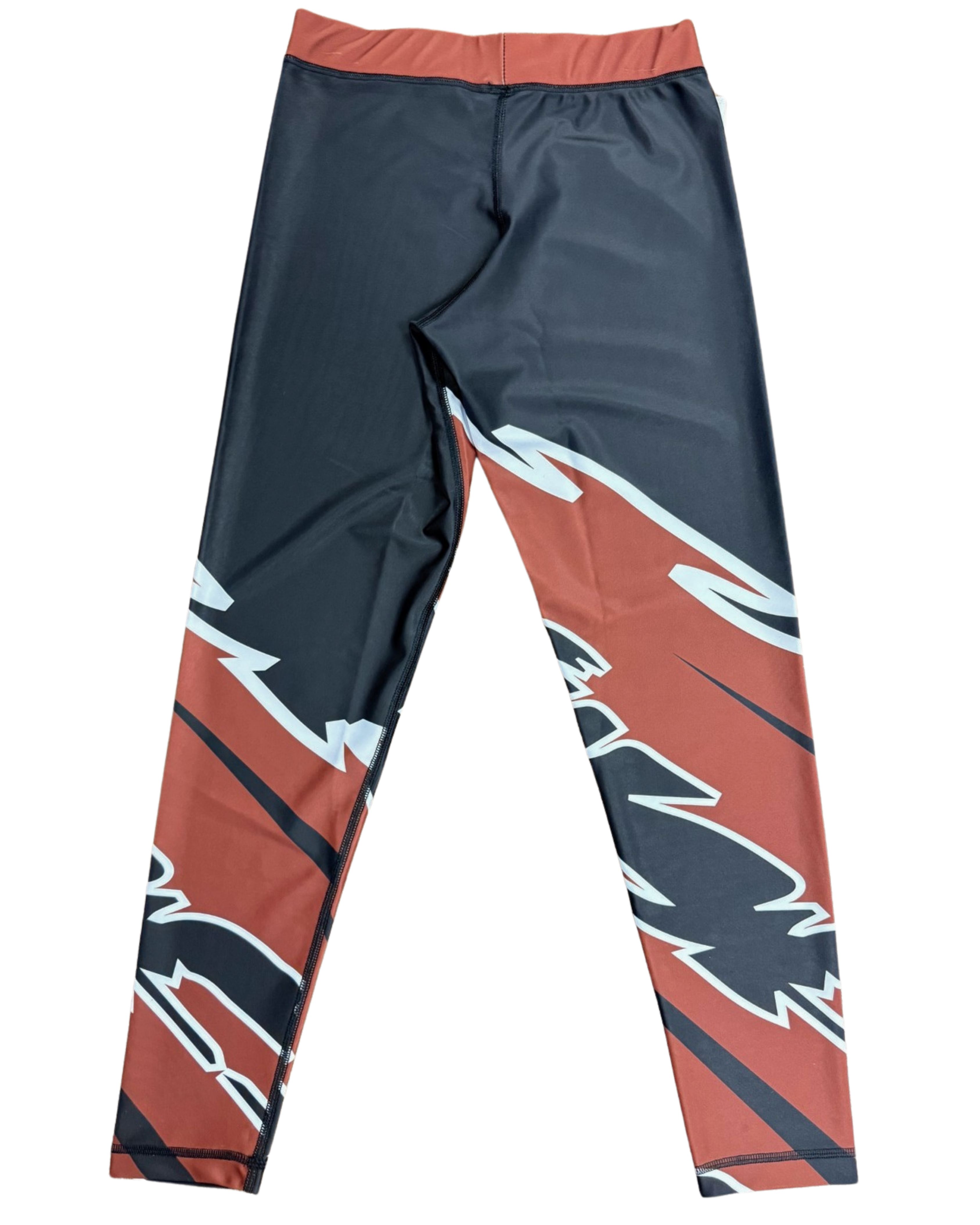 Brown Belt Ranked Lightning Spats/Compression Leggings