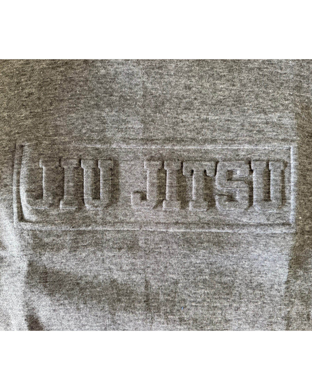 Carbon Grey Embossed Crewneck