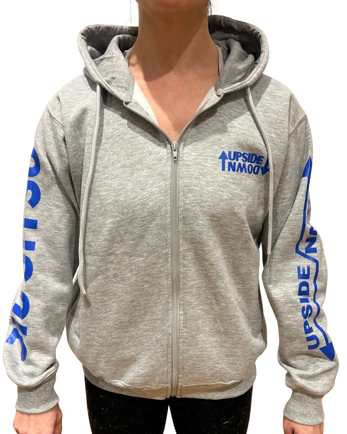 Light Grey Full Zip Hoodie