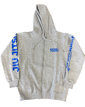 Light Grey Full Zip Hoodie