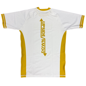 White/Gold Rash Guard