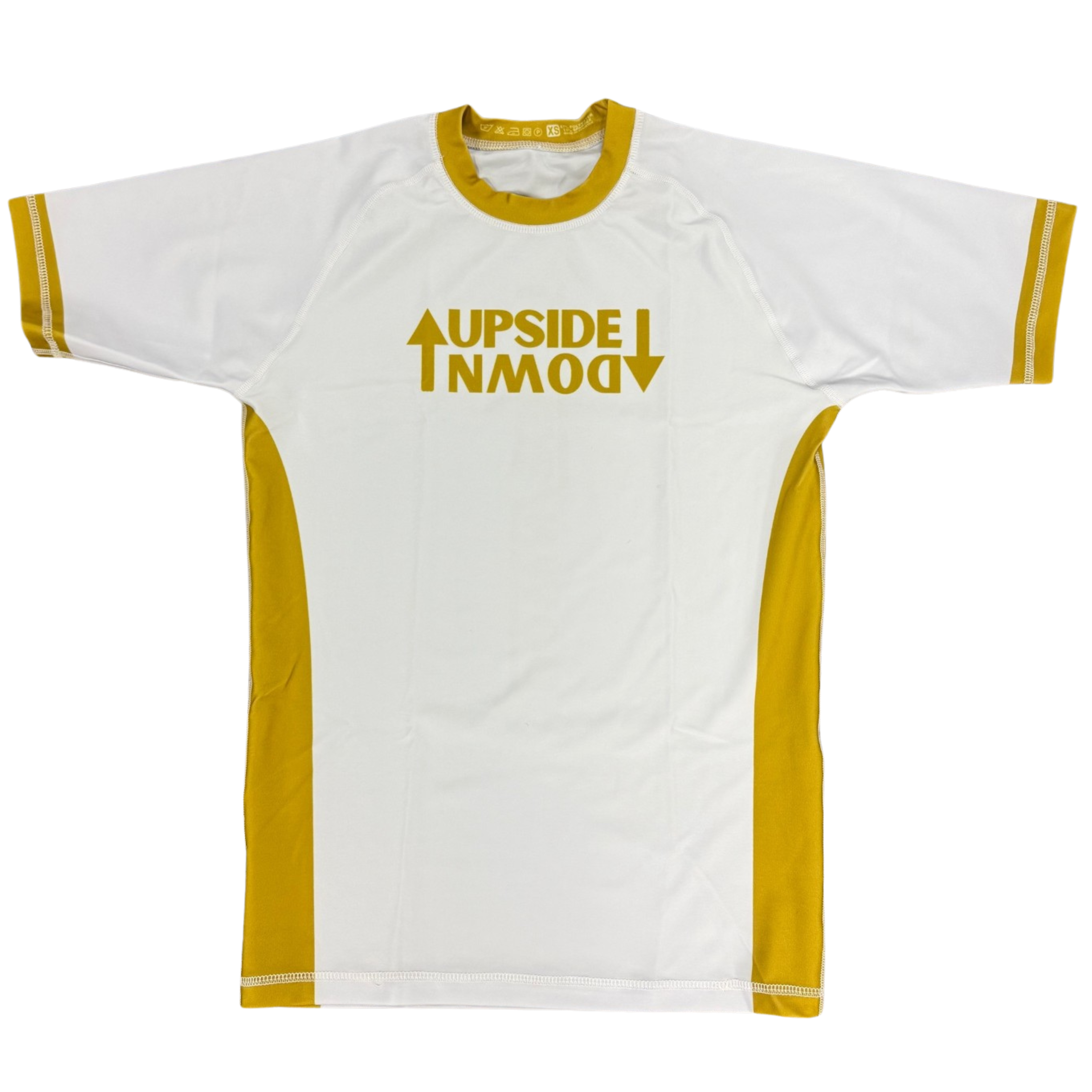 White/Gold Rash Guard