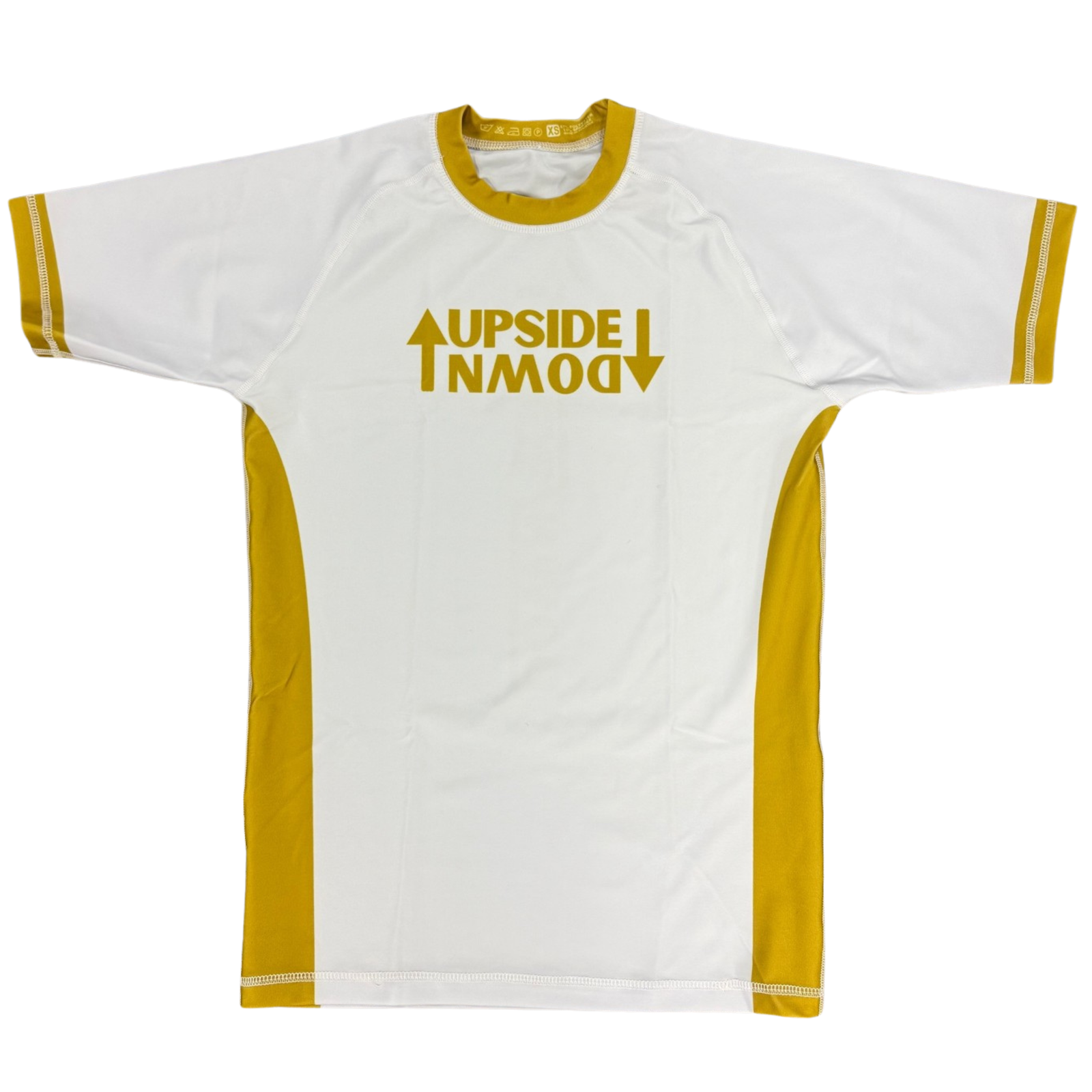 White/Gold Rash Guard