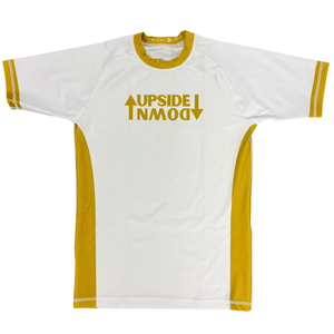 White/Gold Rash Guard